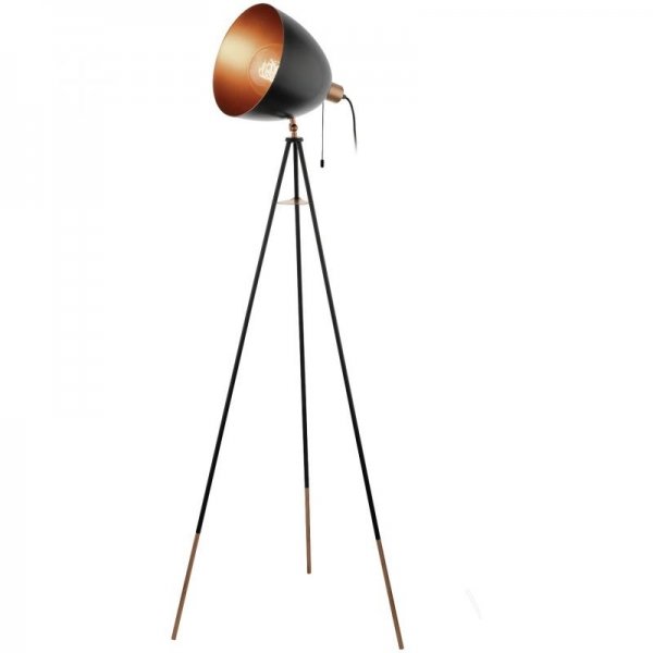 Напольный светильник Scopus Floor Lamp Черный Медь в Ижевске | Loft Concept 