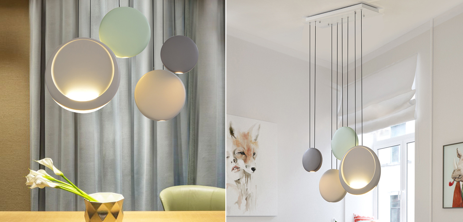 Люстра Vibia Cosmos Rectangular 4 moon - фото