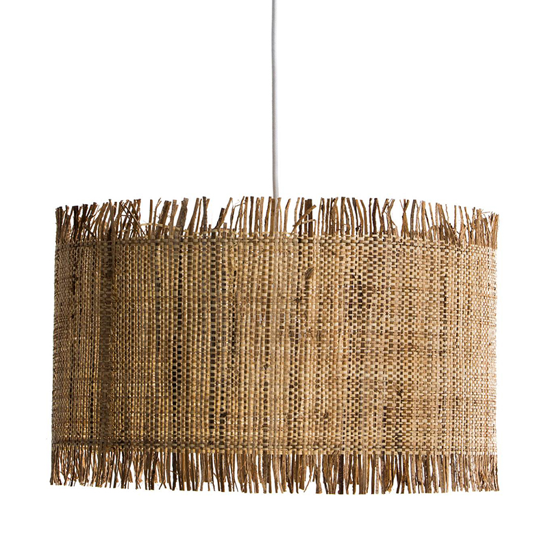 Подвесной светильник Wicker Raffia Hanging lamp Коричневый в Ижевске | Loft Concept 