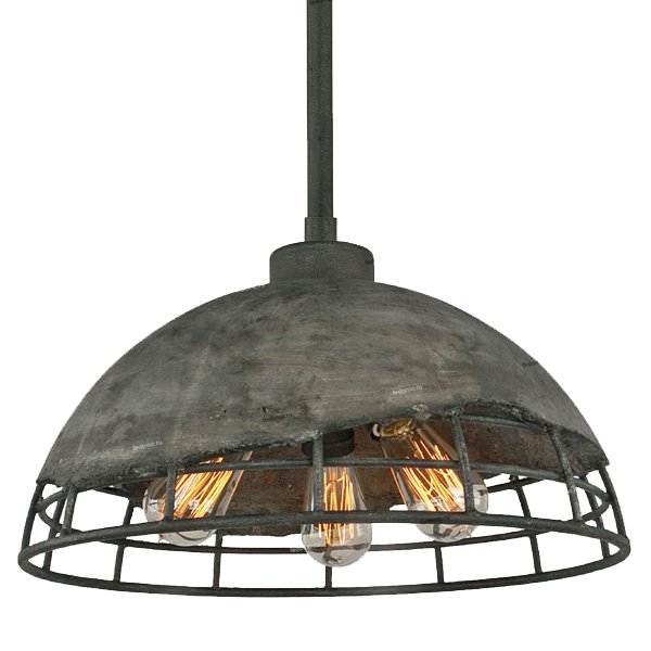 Подвесной светильник Stone industrial lamp 3 Серый (Gray) в Ижевске | Loft Concept 