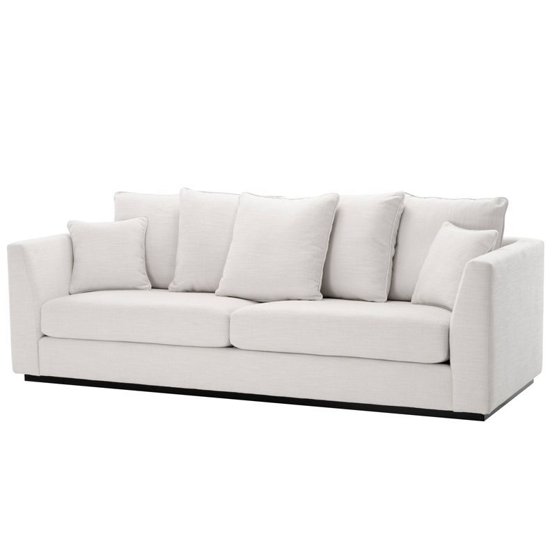 Диван Eichholtz Sofa Taylor white Белый Черный в Ижевске | Loft Concept 