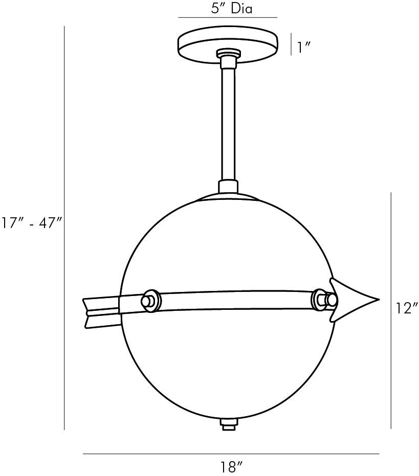 Люстра Arteriors CELESTIAL PENDANT в Ижевске