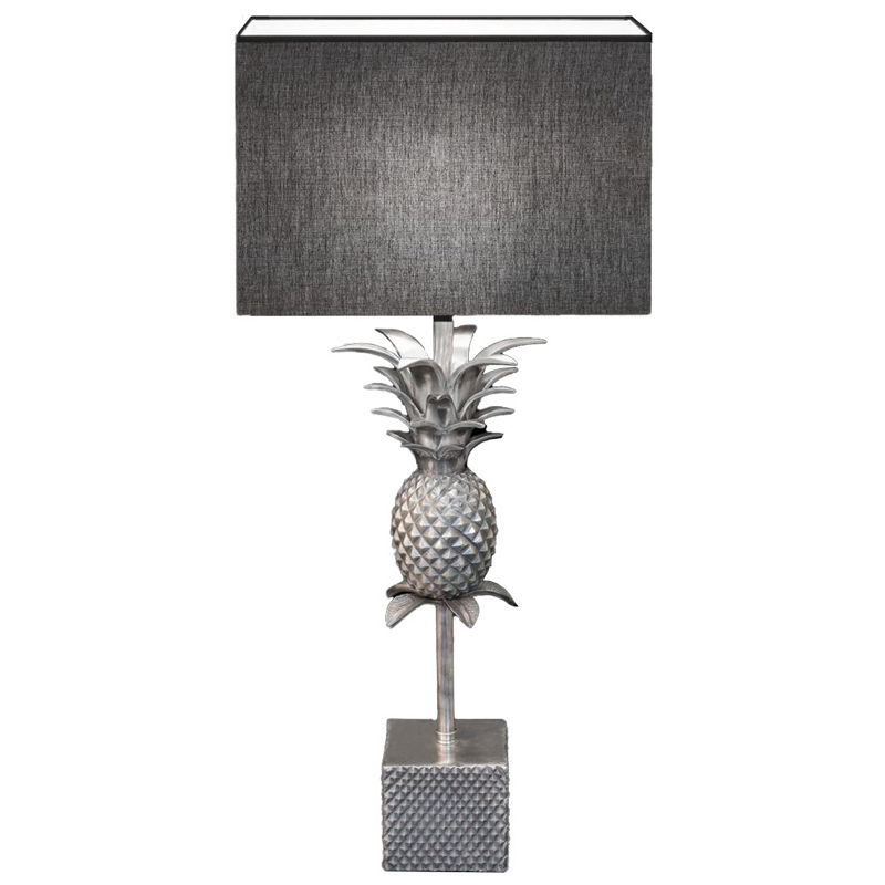 Настольная лампа LAMPTABLE PINEAPPLE STRAIGHT Gray Серый Серебряный в Ижевске | Loft Concept 