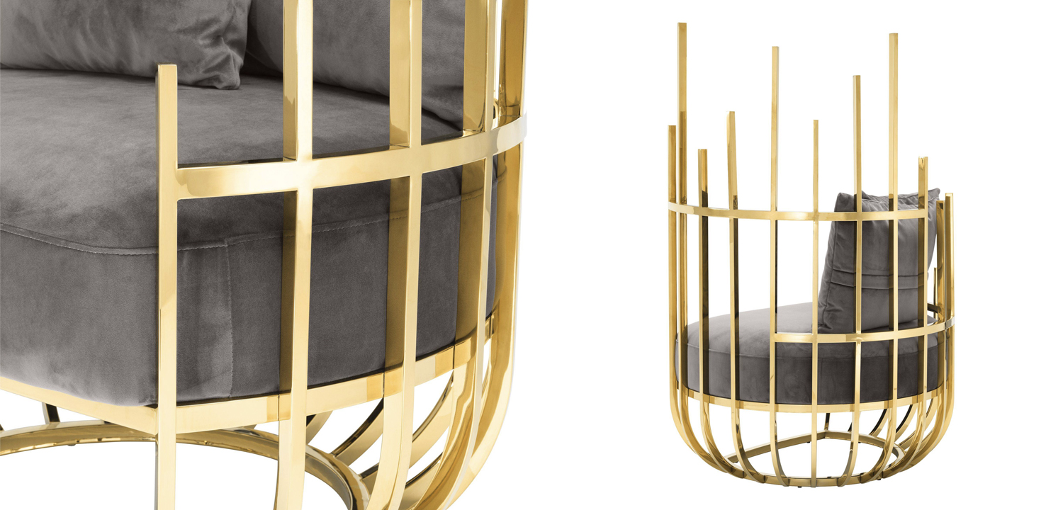 Кресло Eichholtz Chair Santorini Right - фото