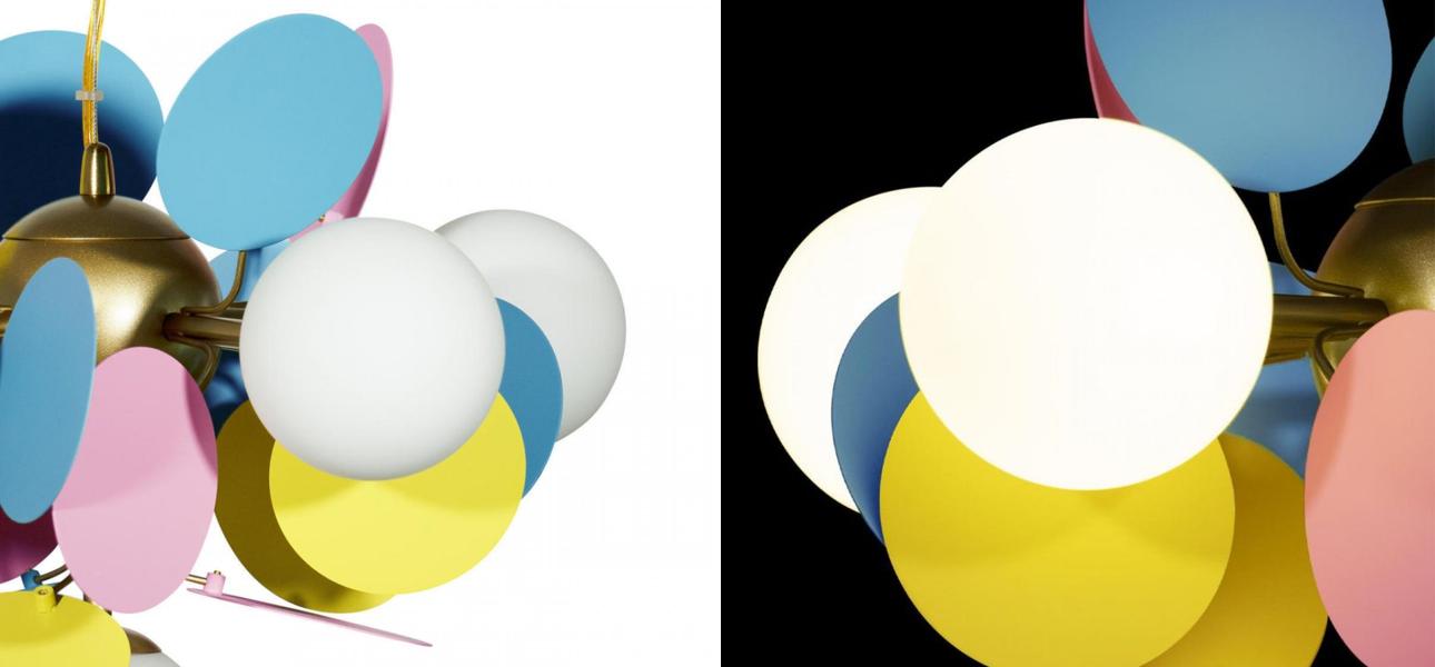 Люстра MATISSE Chandelier multicolor 6 ламп - фото