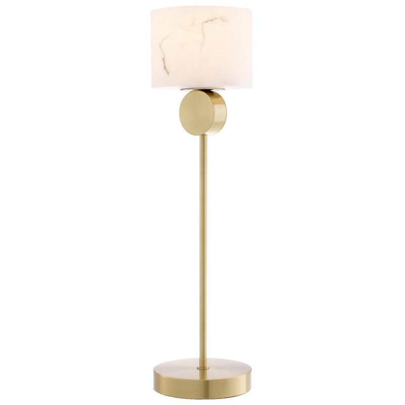 Настольная лампа Eichholtz Table Lamp Etruscan Латунь Белый в Ижевске | Loft Concept 