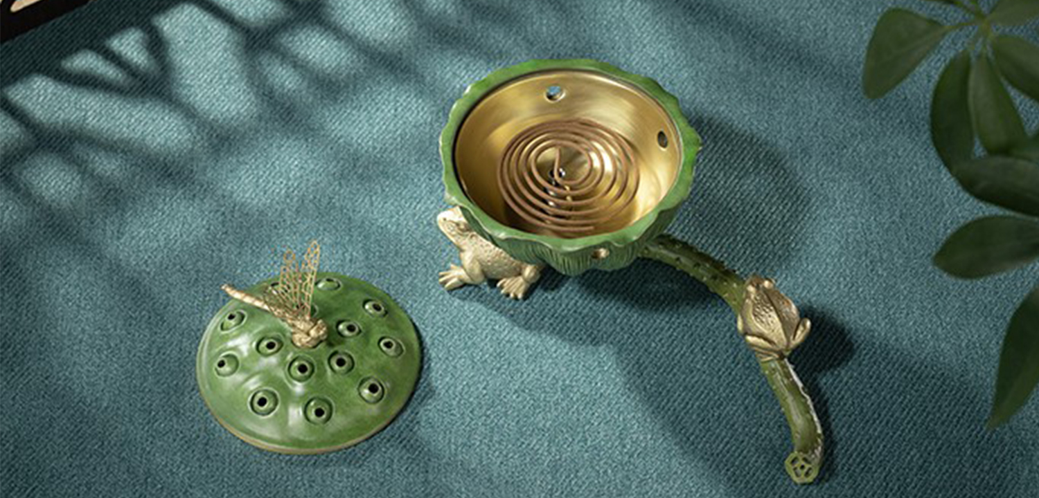 Горелка для благовоний в виде лотоса - фото №1