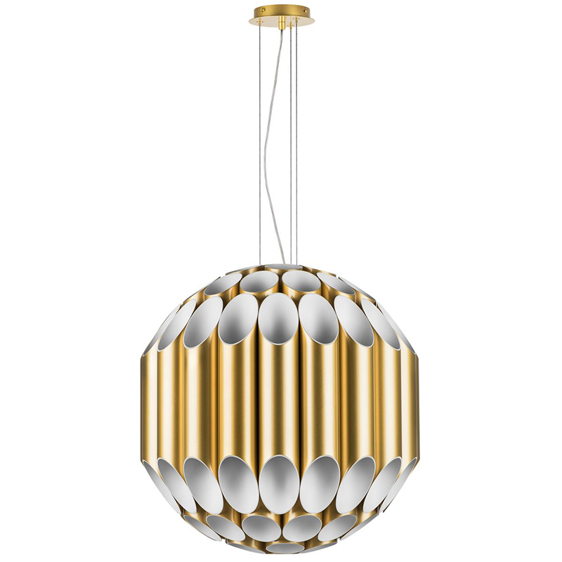 Люстра Garbi Gold Pipe Organ Chandelier 80 Золотой Белый в Ижевске | Loft Concept 