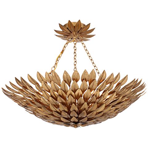 Люстра Crystorama Broche plumage  Antique Gold CHANDELIER Золотой в Ижевске | Loft Concept 