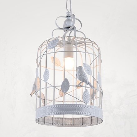 Подвесной светильник BIRDCAGE CHANDELIER Белый в Ижевске | Loft Concept 