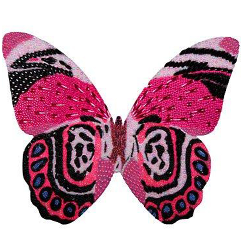 Картина "Pink and Black Mini Butterfly Cut Out" Мульти в Ижевске | Loft Concept 