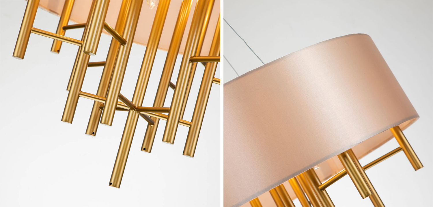 Люстра Oswell Lampshade Chandelier - фото