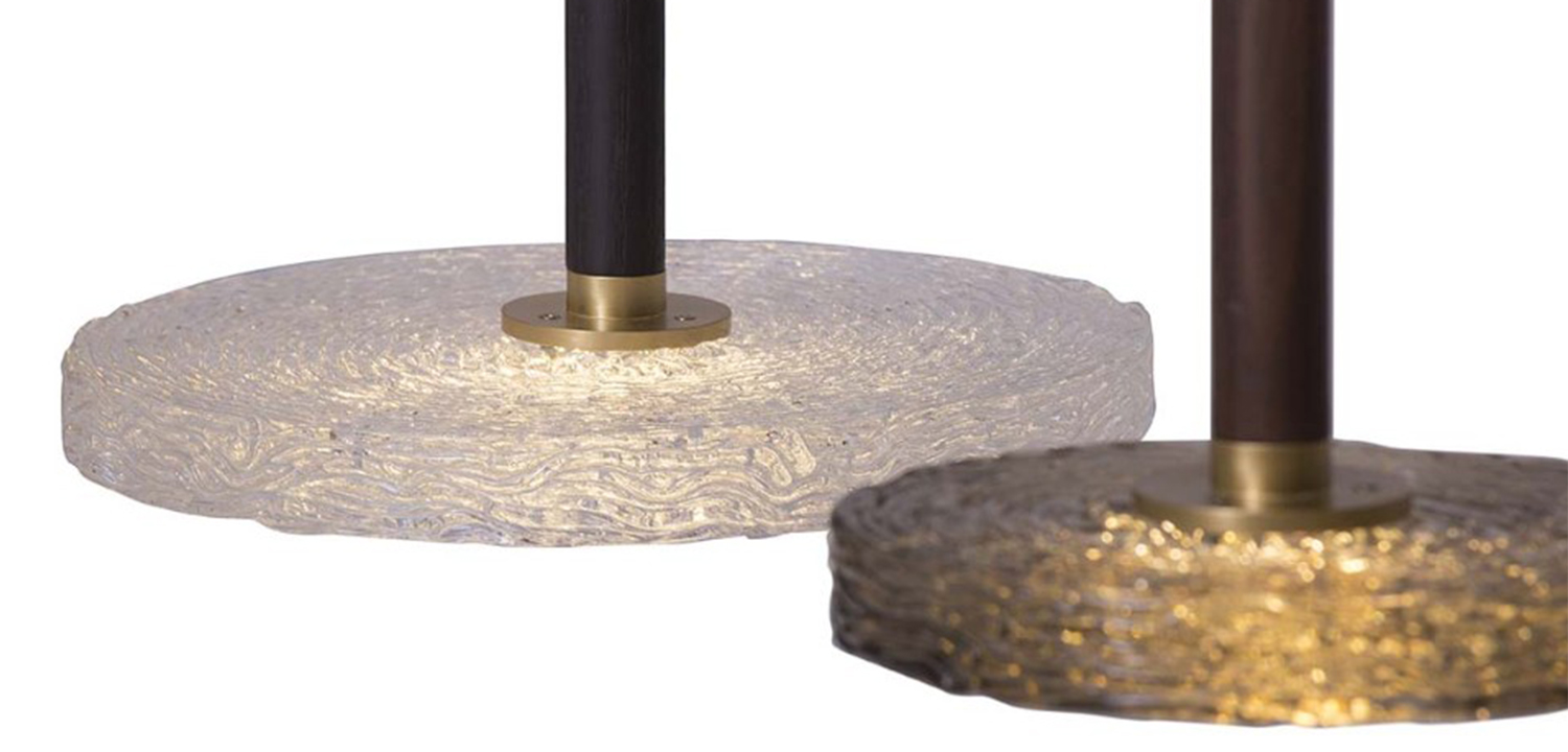 Подвесной светильник c рельефным стеклом Tonin Casa MACRABE - фото №1