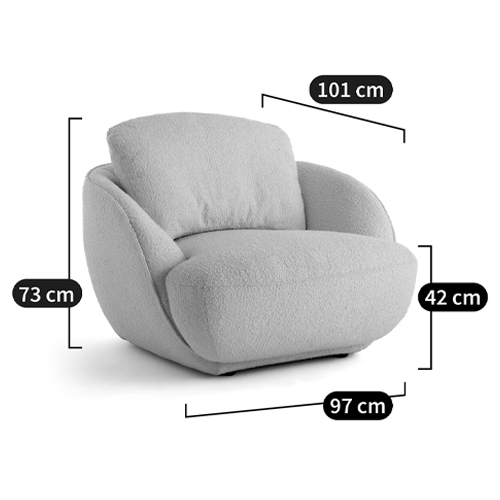 Полукруглое мягкое кресло Halle Green Armchair в Ижевске