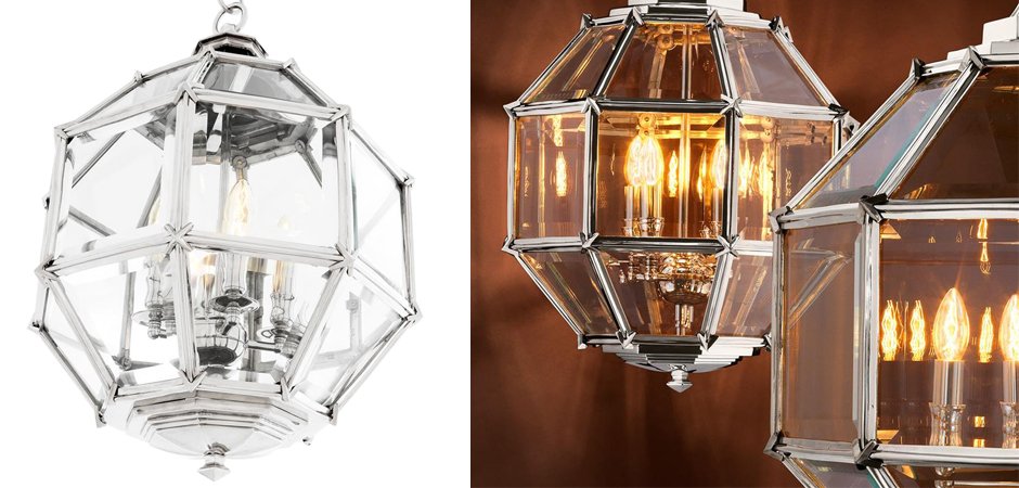 Люстра Lantern Owen Nickel S - Loft-Concept в Ижевске