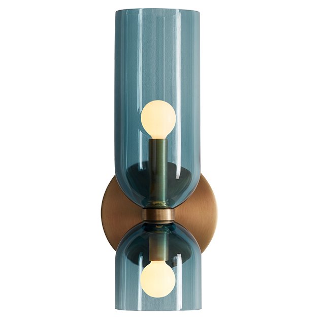 Бра Lightmaker Studio Edie Sconce Blue Медь Синий в Ижевске | Loft Concept 