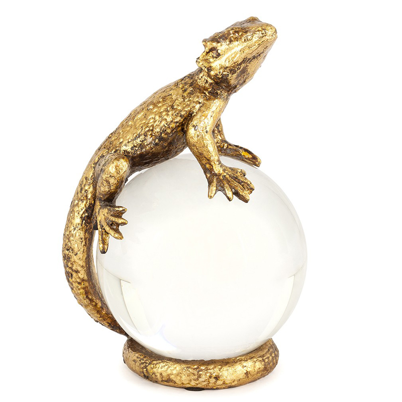 Статуэтка PAPERWEIGHT LIZARD Белый Бронза в Ижевске | Loft Concept 