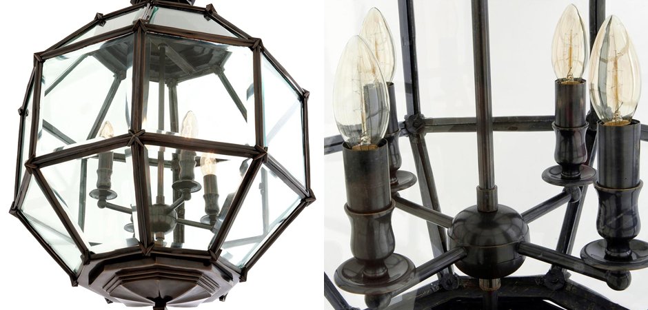 Люстра Lantern Owen Bronze M - Loft-Concept в Ижевске