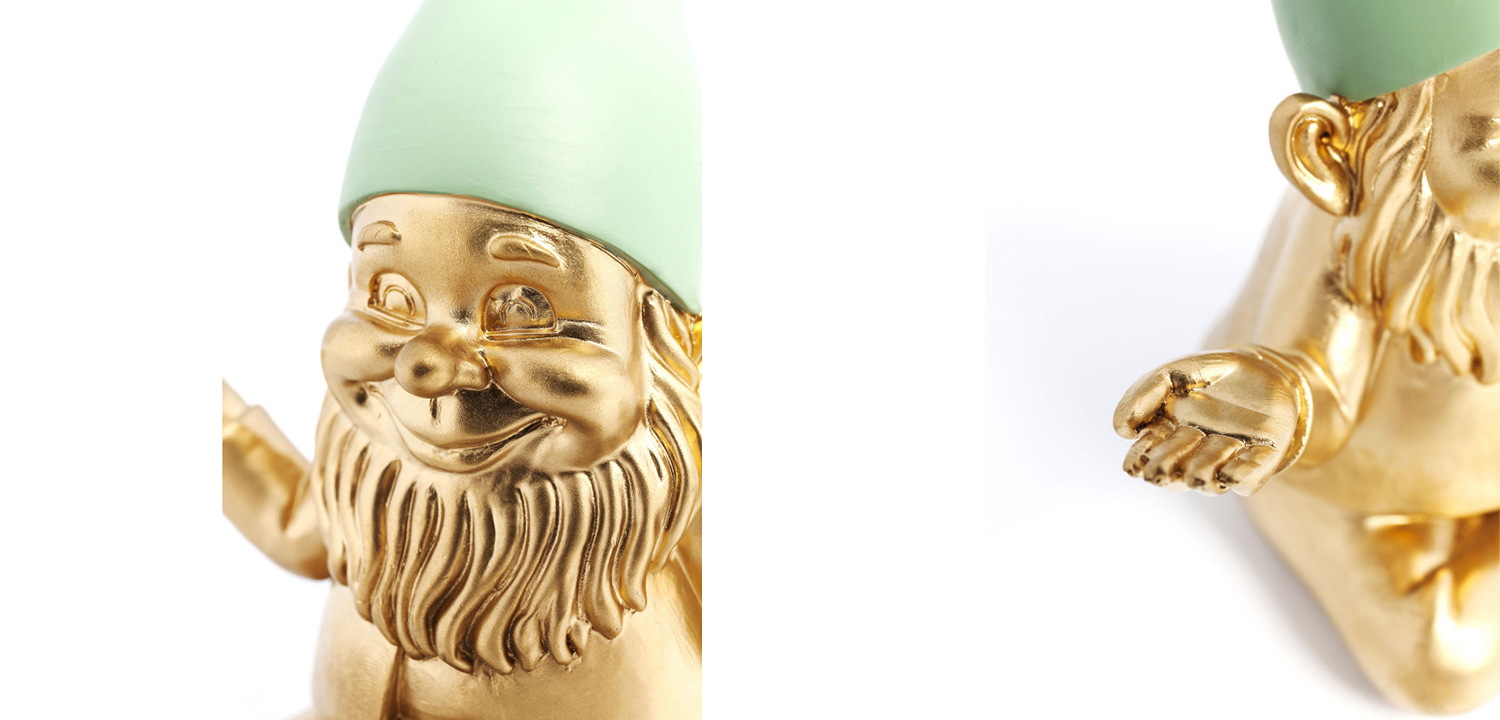 Статуэтка Golden Meditating Gnome - фото №1