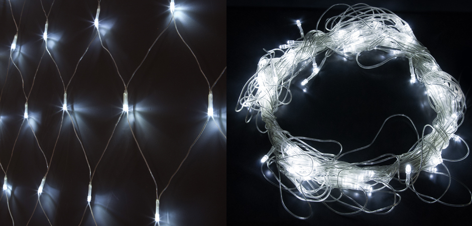 Гирлянда-Сетка Белым свет диодов - Loft-Concept в Ижевске