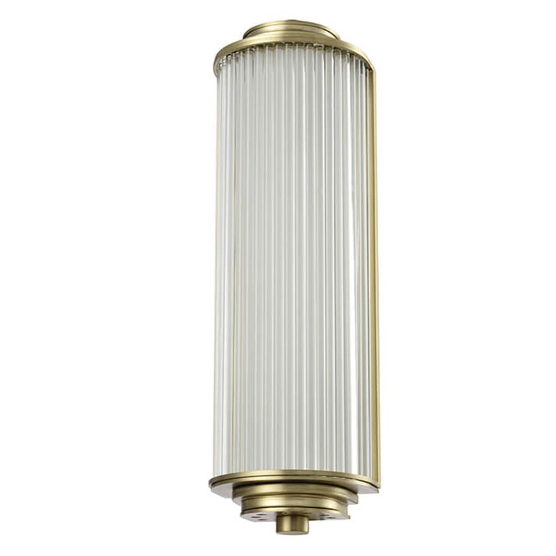 Бра Brion Glass TUBE Wall Lamp Brass Латунь Прозрачный (Transparent) в Ижевске | Loft Concept 