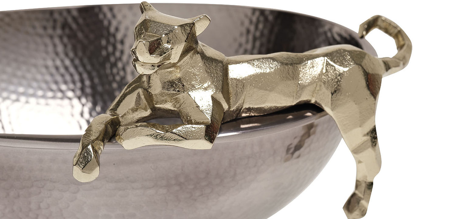 Блюдо Gold Jaguar - фото