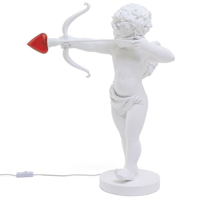 Настольная лампа Купидон со стрелой Seletti Cupid Lamp Белый в Ижевске | Loft Concept 