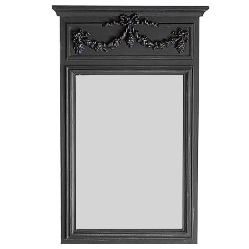 Зеркало Arcadie Mirror Black Винтажный черный в Ижевске | Loft Concept 