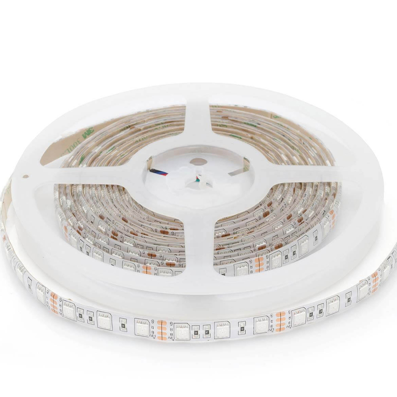 Светодиодная влагозащищенная лента 14,4W/m 60Led/m 5050SMD разноцветная 1M Белый в Ижевске | Loft Concept 