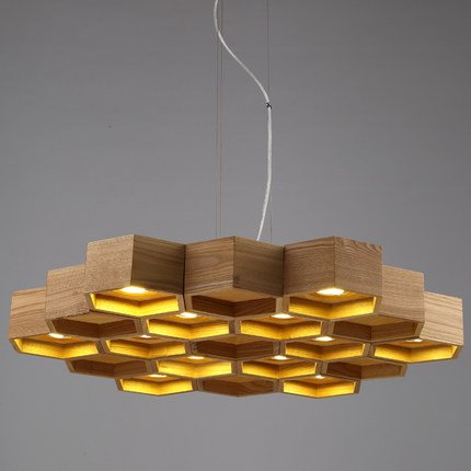 Люстра Honeycomb 12 Loft Wooden Ecolight  в Ижевске | Loft Concept 