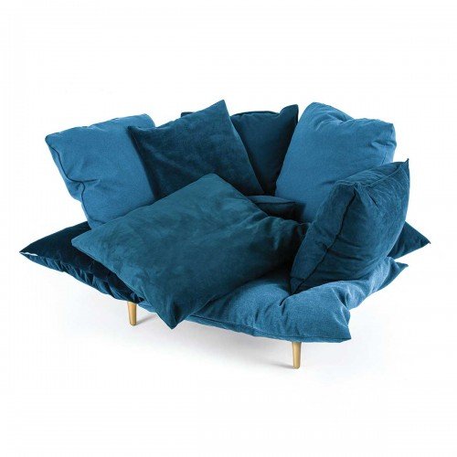 Кресло Seletti Armchair Comfy Turquoise Синий в Ижевске | Loft Concept 