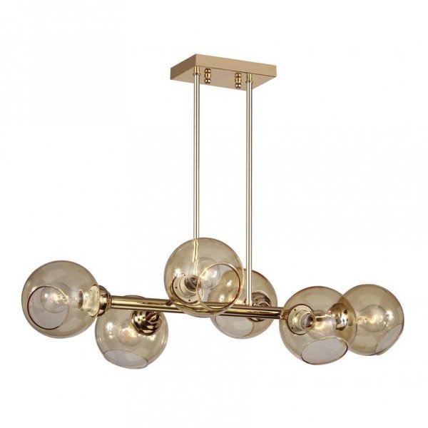 Люстра Glass Bubble Chandelier Brass Латунь в Ижевске | Loft Concept 