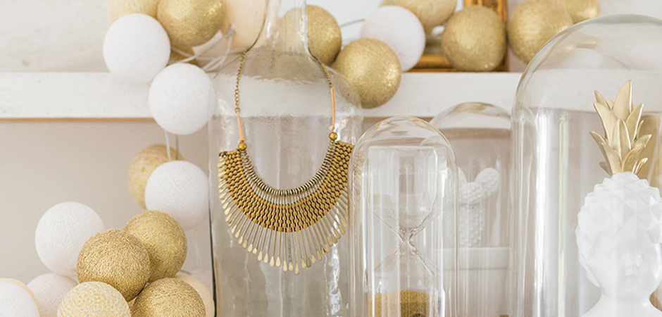 Гирлянда хлопковые фонарики Сotton Ball Shell-Gold - Loft-Concept в Ижевске