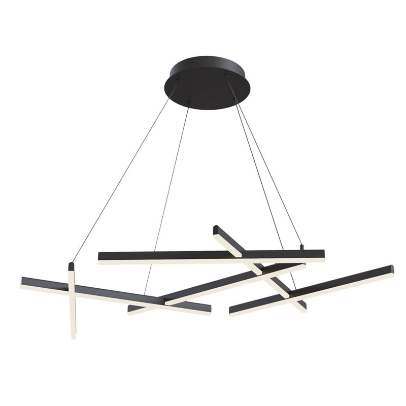 Люстра Smeragde Light Chandelier black Черный в Ижевске | Loft Concept 