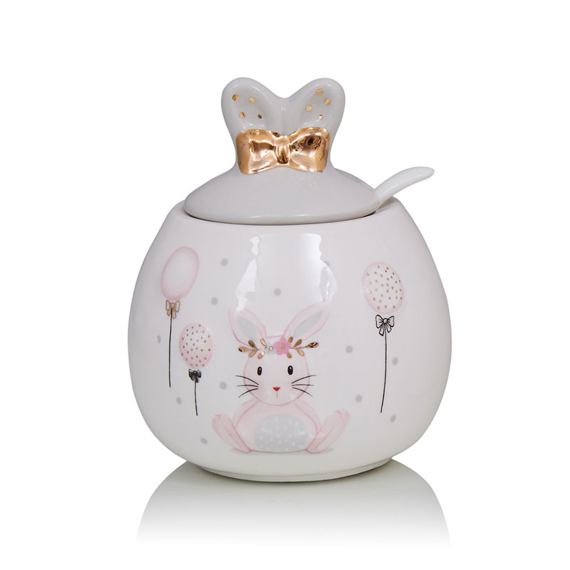 Ваза Kids Vase Bunny III Розовый пастельный Серый в Ижевске | Loft Concept 