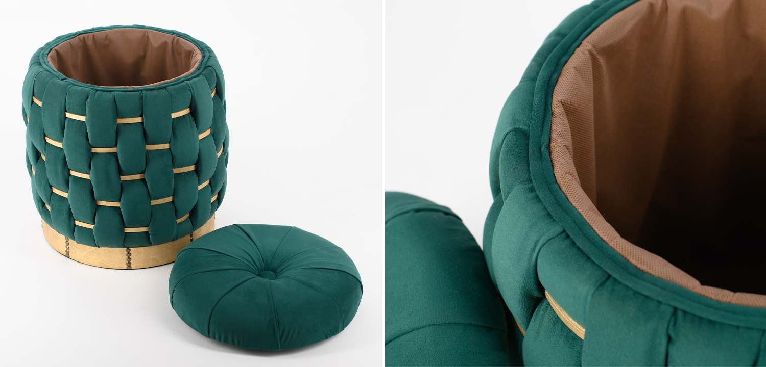 Пуф Verde Green Pouf - фото №1