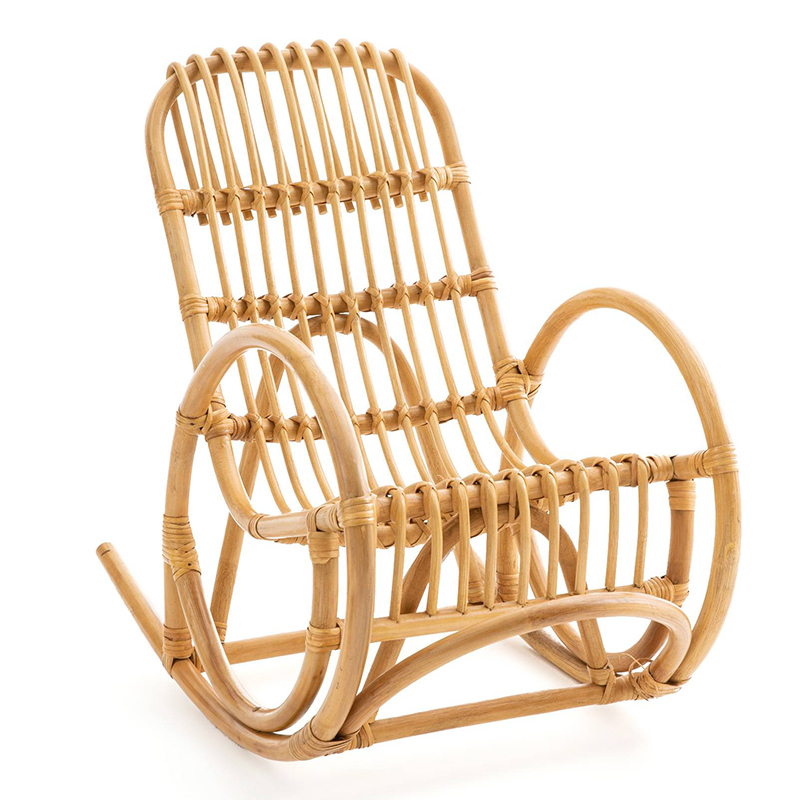 Детское кресло-качалка Wicker Baby Rocking Chair Бежевый в Ижевске | Loft Concept 