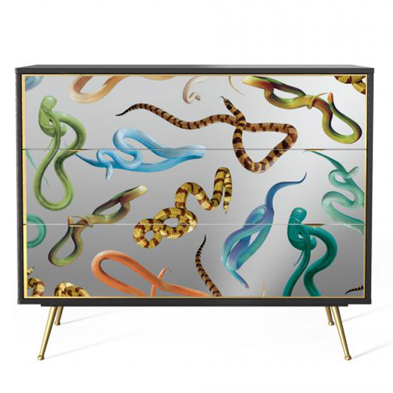 Комод Seletti Chest of Three Drawers Snakes Мульти в Ижевске | Loft Concept 