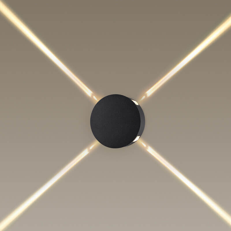 Спот Jedi Beam Sconce Circle black Черный в Ижевске | Loft Concept 