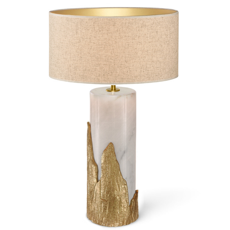 Настольная лампа Amber TABLE LAMP Ginger and Jagger Золотой Белый в Ижевске | Loft Concept 