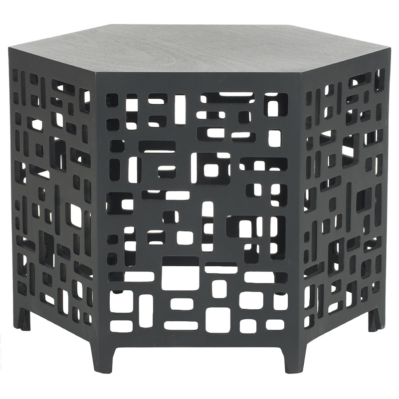 Приставной стол Theon Side Table Black Черный в Ижевске | Loft Concept 