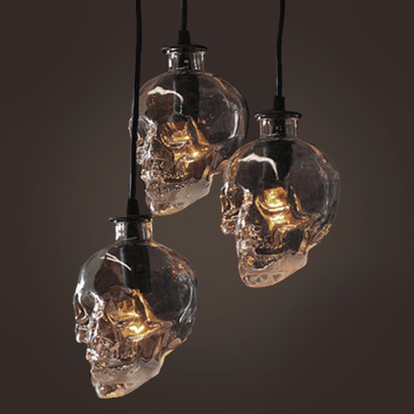 Люстра Череп Glass Skull Pendant  в Ижевске | Loft Concept 