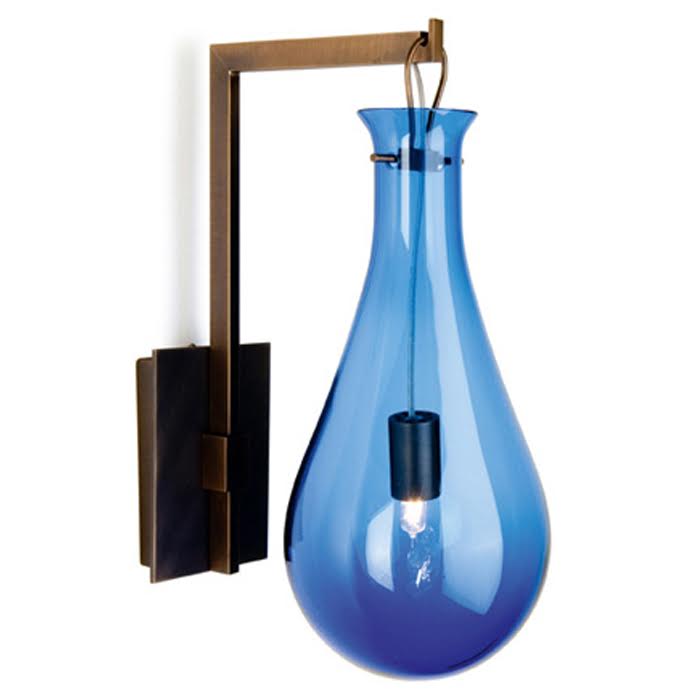 Бра Patrick Naggar Bubble Sconce blue Синий Черный в Ижевске | Loft Concept 