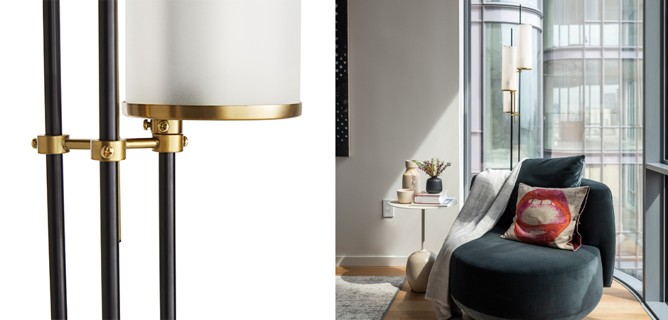 Торшер Arteriors STEFAN FLOOR TORCHIERE - фото №1