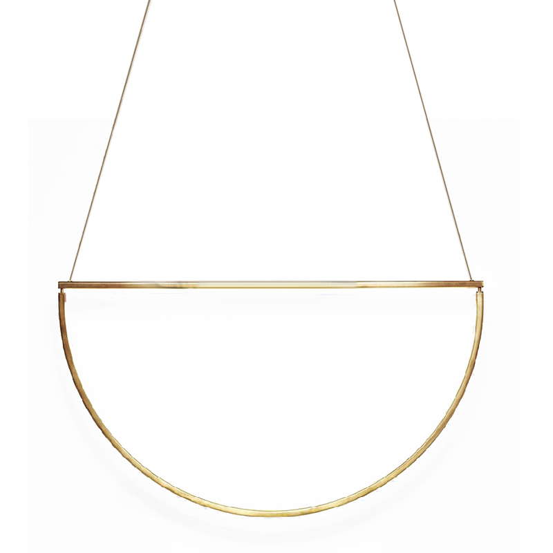 Подвесной светильник Solana Hanging lamp 55 см Золотой в Ижевске | Loft Concept 