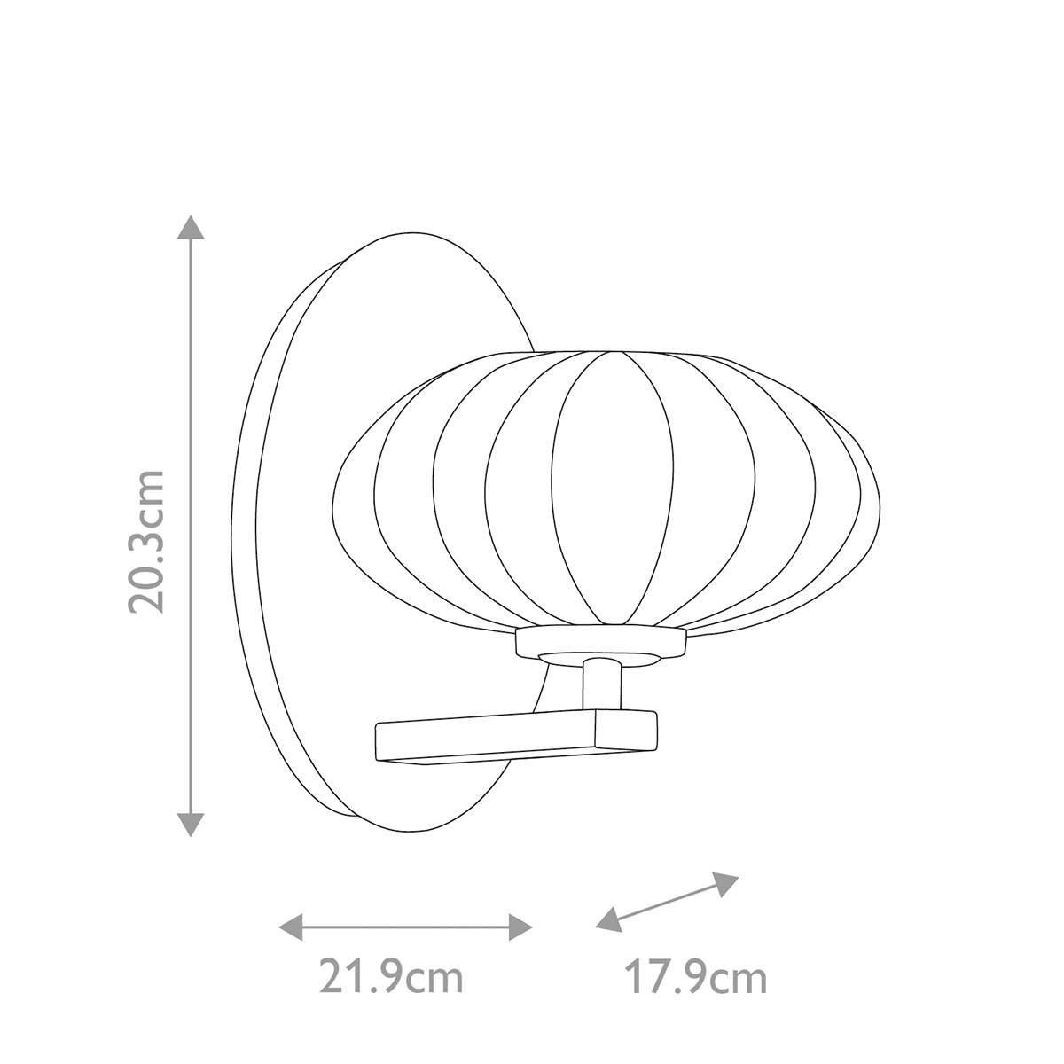 Бра с круглым плафон из матового белого стекла Kichler в Ижевске