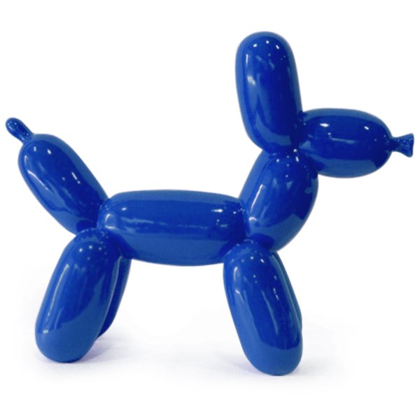 Статуэтка Jeff Koons Balloon Dog large Красный Черный Белый Желтый Синий в Ижевске | Loft Concept 