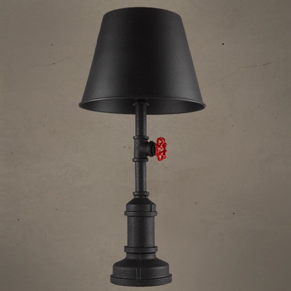 Настольная лампа Table Lamp Red Water Tap Cone Черный в Ижевске | Loft Concept 