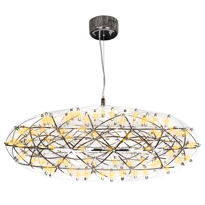 Люстра Moooi 3D Sphere Oval Yellow lamp L Хром в Ижевске | Loft Concept 