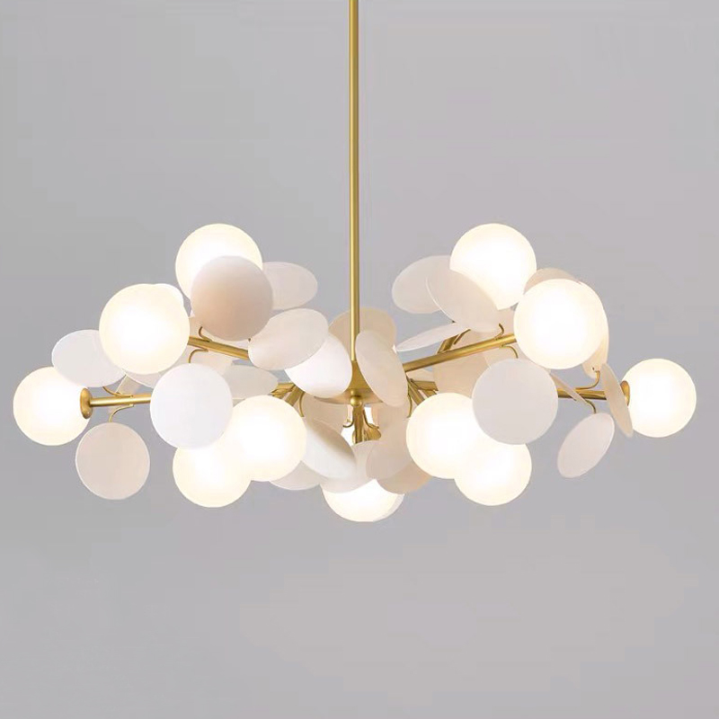 Люстра MATISSE Chandelier white Золотой Белый в Ижевске | Loft Concept 